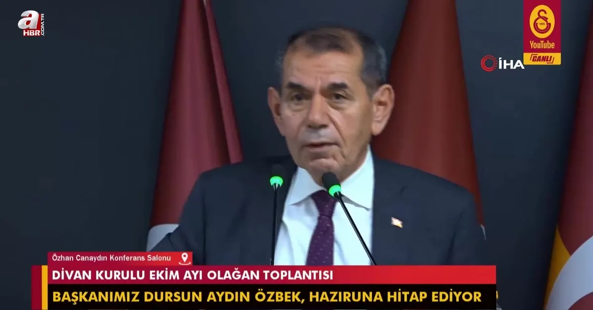 Dursun Özbek: "Galatasaray Adası satılamaz"