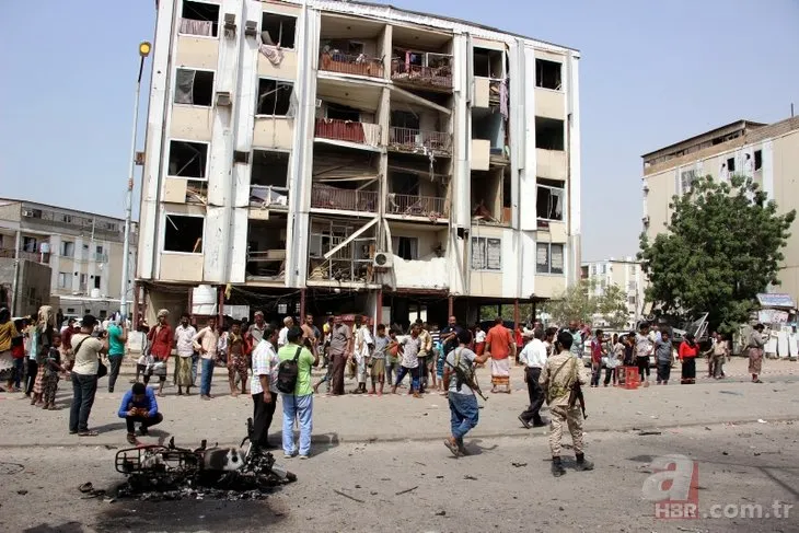 Yemen’deki bombalı saldırıda bilanço artıyor! Korkunç fotoğraflar