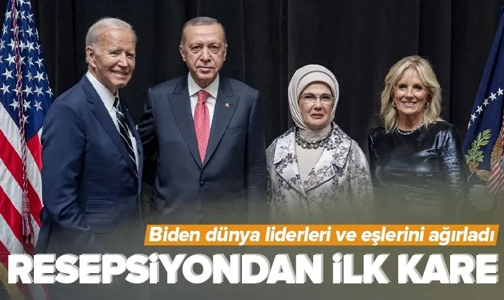 Başkan Erdoğan ABD Başkanı Biden’ın düzenlediği resepsiyona katıldı