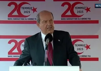 Ersin Tatar: Kıbrıs Türkü, 60 yıl önce Gazze’nin yaşadığını yaşadı