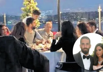 Arda Turan ile Aslıhan Doğan'ın barış yemeği
