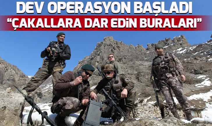 PKKya dev operasyon! Çakallara dar edin buraları