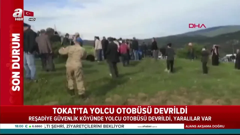 Tokat Reşadiye’de feci kaza!