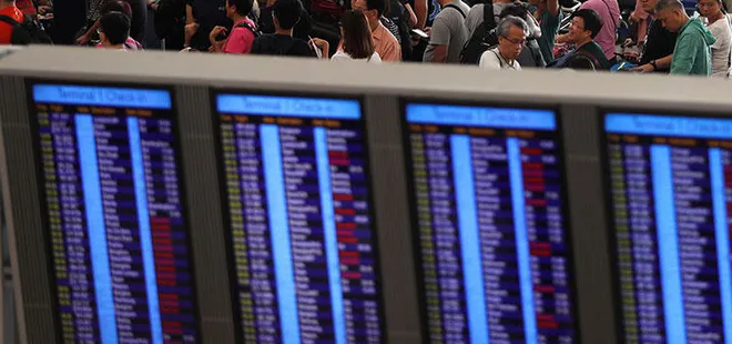 Hong Kong Uluslararası Havalimanı’nda uçuşlar tekrar durduruldu