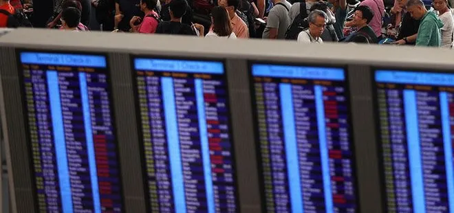 Hong Kong Uluslararası Havalimanı’nda uçuşlar tekrar durduruldu