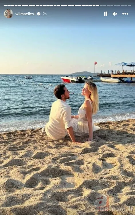 Wilma Elles nikah pozlarını peş peşe paylaştı! Meğer 2 tane... Öyle Bir Geçer Zaman Ki’nin Caroline’i Willma Elles İzmir’de evlendi! 7