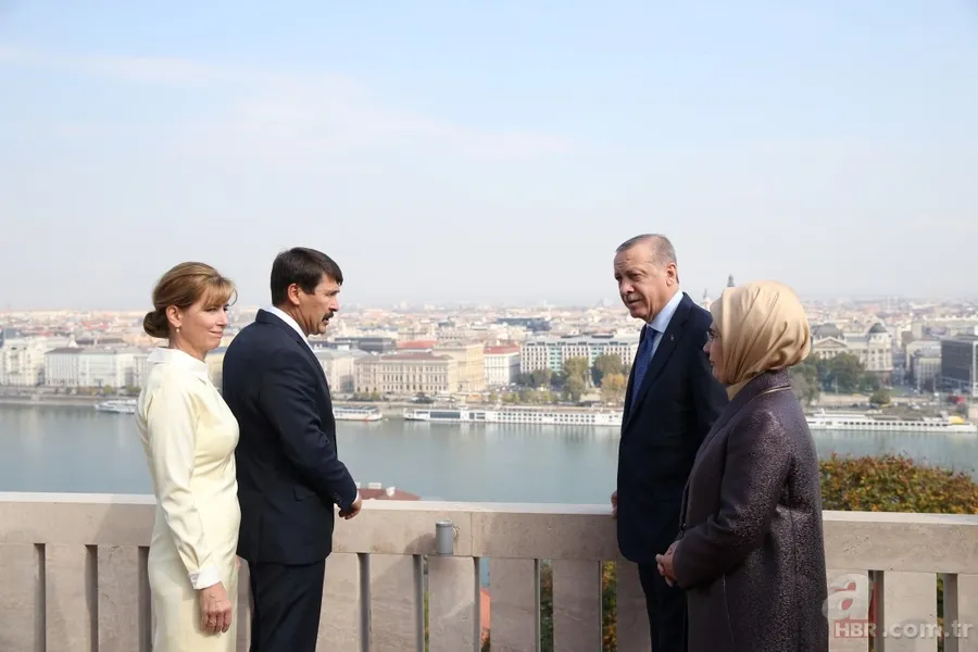 Başkan Erdoğan Janos Ader tarafından resmi törenle karşılandı 22