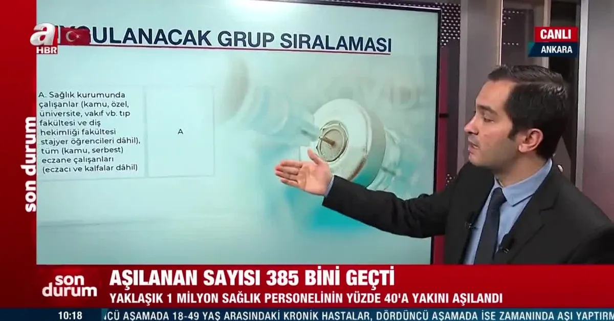 Aşılanan sayısı 384 bini geçti! Türkiye'de aşı sıralaması nasıl olacak?