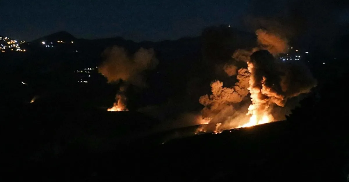 İsrail 20 dakikada 70 hedefe bomba yağdırdı!