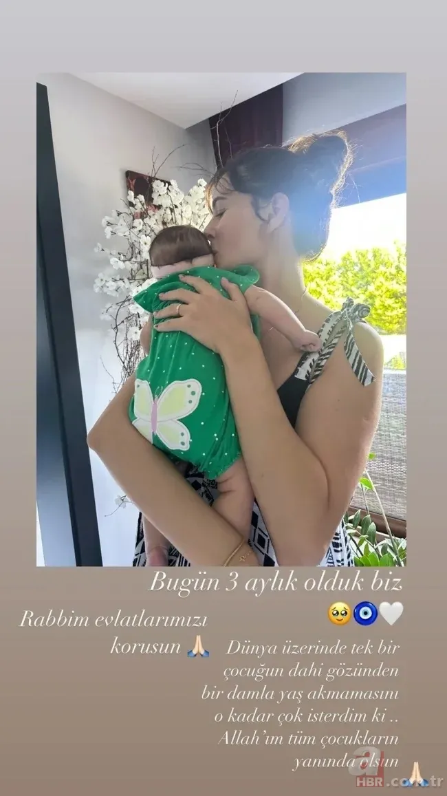 Berk Oktay ile Yıldız Çağrı Atiksoy 3 aylık kızları Mira Milena'yla Maldivler'de! 3