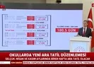 Milli Eğitim Bakanı Ziya Selçuk canlı yayında açıkladı! Okullara yeni tatil düzeni geliyor | Video