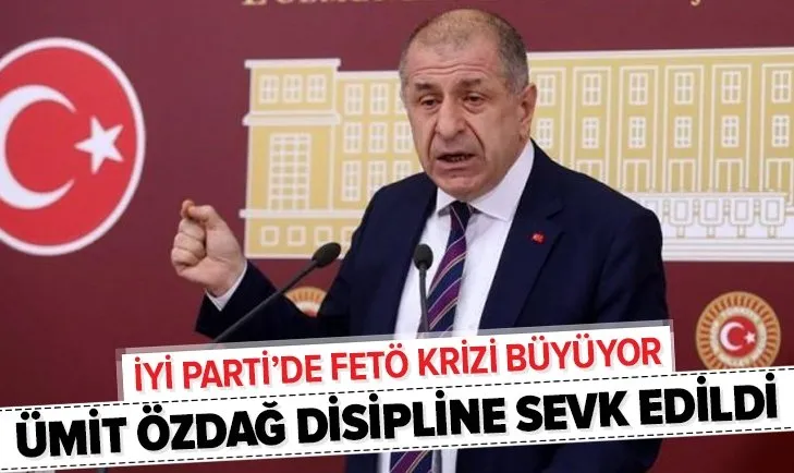 Son dakika: Ümit Özdağ disipline sevk edildi