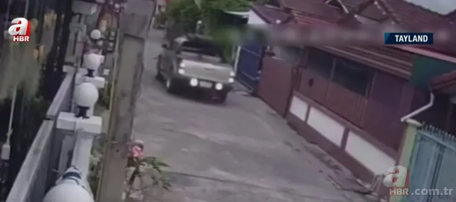 Mucize kurtuluş! Çocuğu göremeyince aracıyla üstünden geçti 4