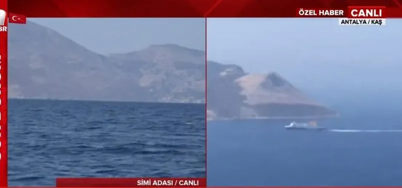 Yunanistan adaları cephanelik gibi! A Haber ekibi havadan görüntüledi