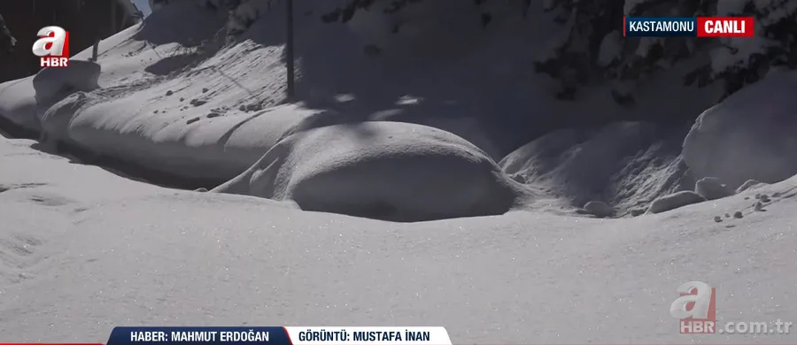 Görüntüler Sibirya’dan değil Türkiye’den! A Haber canlı yayınında şoke eden anlar 3