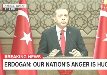 CNN International, Cumhurbaşkanı Erdoğan'ın açıklamalarını canlı verdi