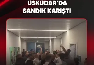 ÜSKÜDAR'DA SANDIK KARIŞTI