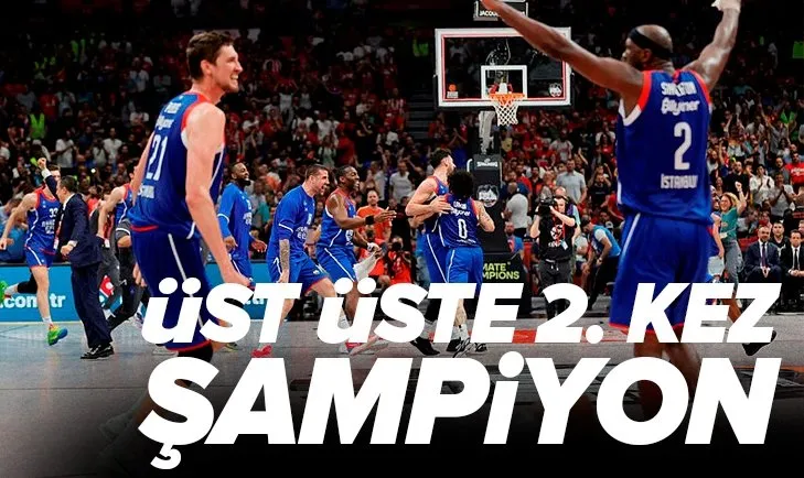 Son dakika: Anadolu Efes, Real Madrid’i yenerek şampiyon oldu