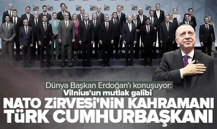 Zirvesinin kahramanı Türk cumhurbaşkanı