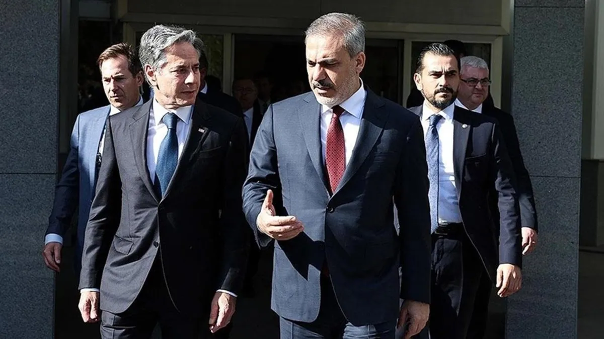 Ana gündem Suriye! Bakan Fidan ABD Dışişleri Bakanı Antony Blinken ile görüştü