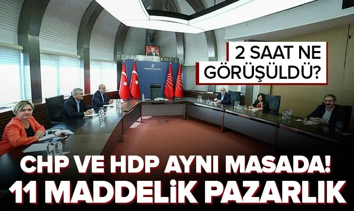 HDP’den CHP’ye Demokrasi Tutum Belgesi ziyareti! Kemal Kılıçdaroğlu değerli buluyoruz demişti...