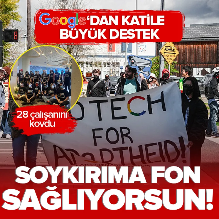 Google’dan katil İsrail’e büyük destek!