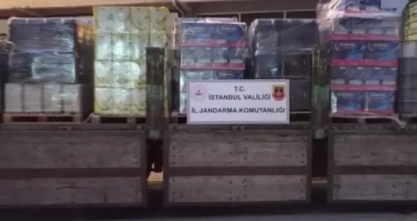 İstanbul’da jandarmadan sahte motor yağı imalathanesine operasyon