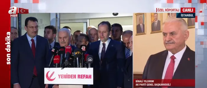 Yeniden Refah Partisi ile ne görüşüldü? AK Parti Başkanvekili Binali Yıldırım A Haber'de anlattı - 4