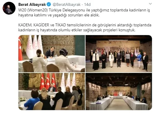Hazine ve Maliye Bakanı Berat Albayrak'tan önemli toplantı - 1