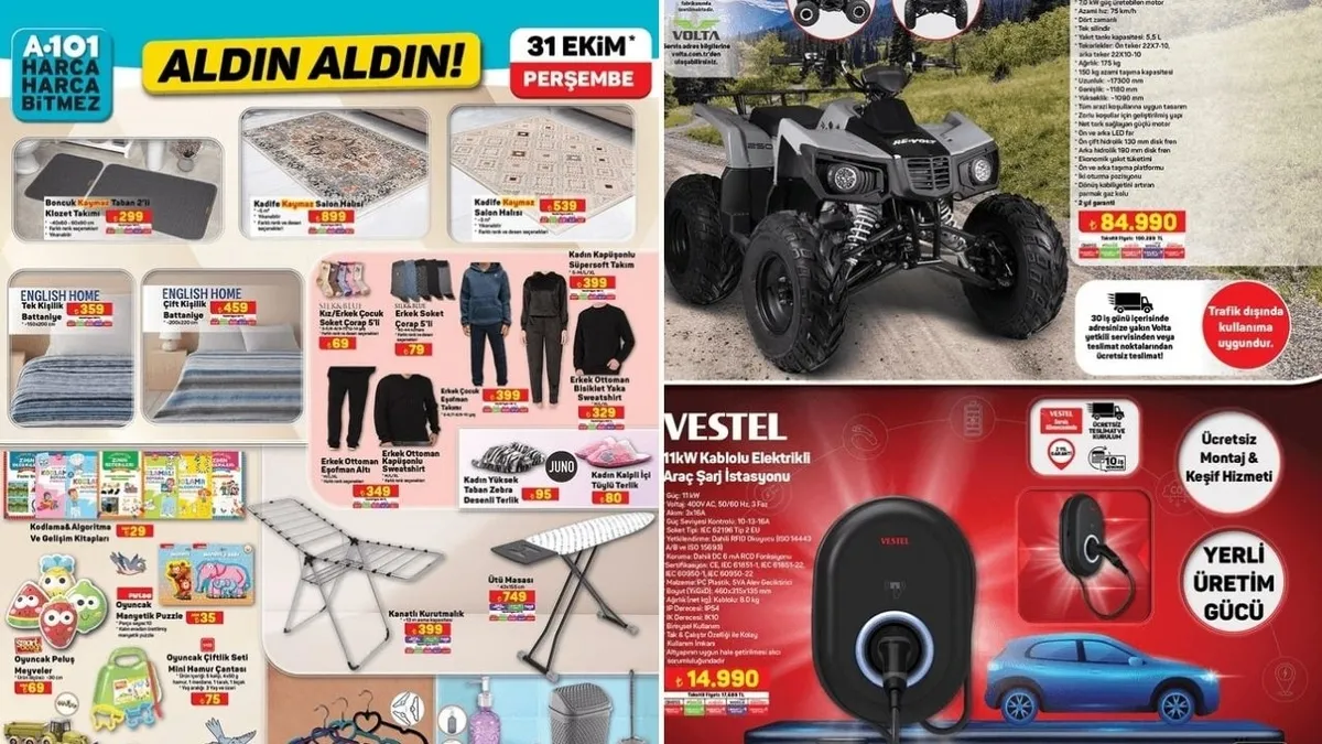 A101 31 Ekim kataloğu: 14.990’ye 11 kw Kablolu Elektrikli Araç Şarj İstasyonu geliyor!