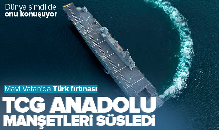 İlk SİHA gemisi TCG Anadolu’yu böyle gördüler