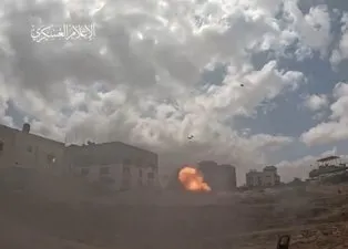 Kassam Tugayları İsrail tanklarını tek tek avlıyor! İşte yeni görüntüler...