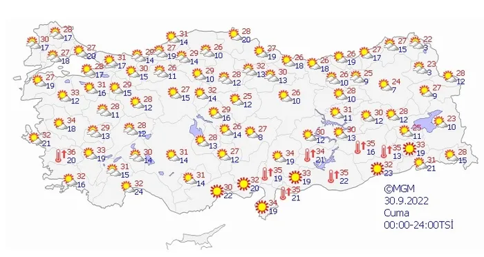 Meteoroloji tarih verip uyardı! Çok sayıda ili sağanak yağış vuracak | İstanbul Ankara İzmir… (30 Eylül - 4 Ekim 2022 hava durumu haberi) - 4