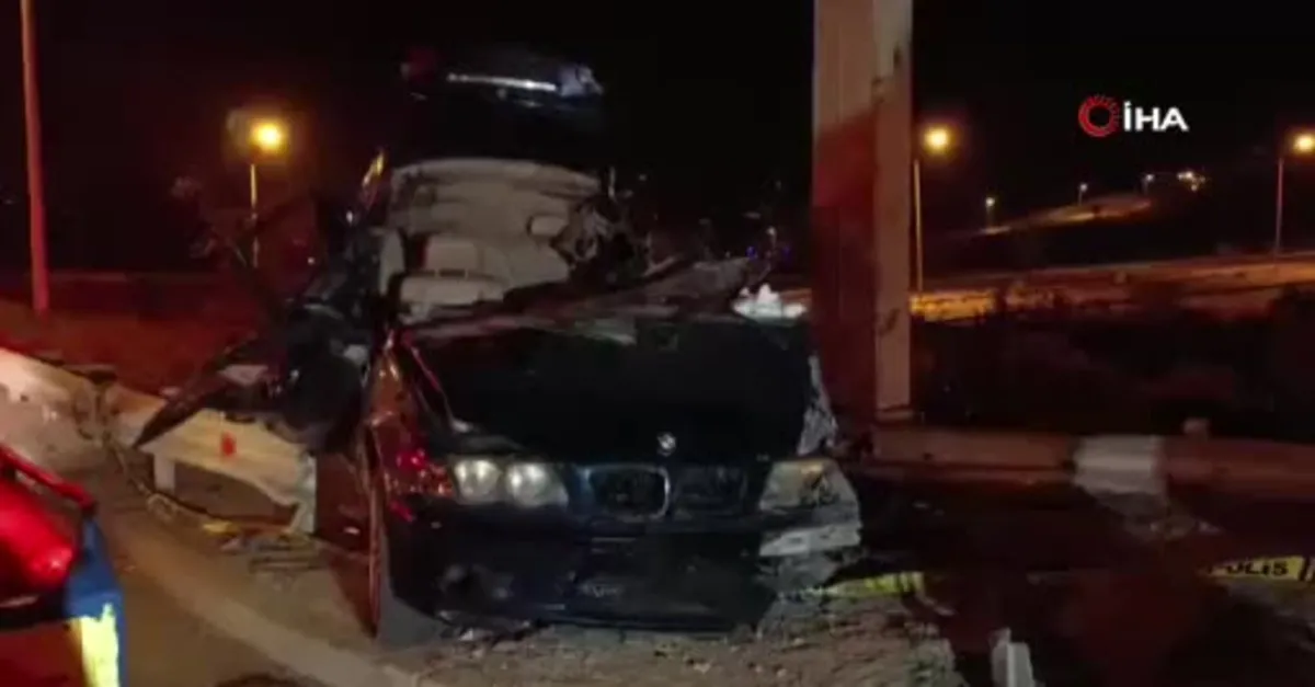 Ankara'da otomobil kazası! 4 ölü 1 yaralı