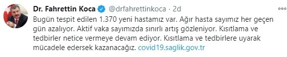 SON DAKİKA: Sağlık Bakanlığı 7 Ocak 2021'e ait Kovid-19 vaka sayısını açıkladı | Türkiye'de bugün korona virüsten kaç kişi öldü? - 3
