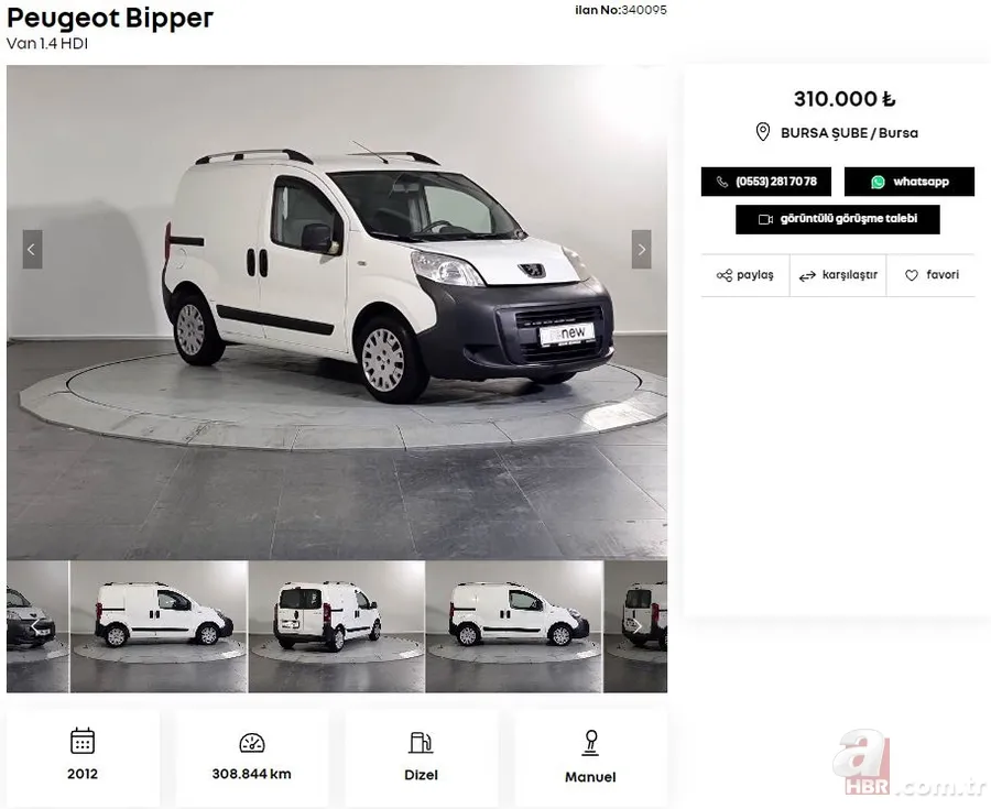 197 bin TL'ye satılık araç var! 2. El araç fiyatlarını yeniledi! İşte Volkswagen, Hyundai, Fiat, Renault, Peugeot, Opel… 8