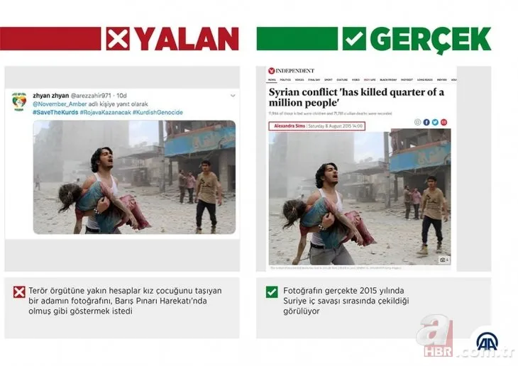 Terör sevicilerin son yalanı!