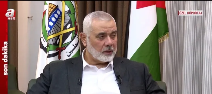 Hamas Siyasi Büro Başkanı İsmail Haniye dünyada ilk kez A Haber’e konuştu! Erdoğan’ın duruşu bizi çok onurlandırdı