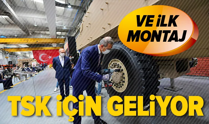 Ve ilk montaj! TSK için geliyor...