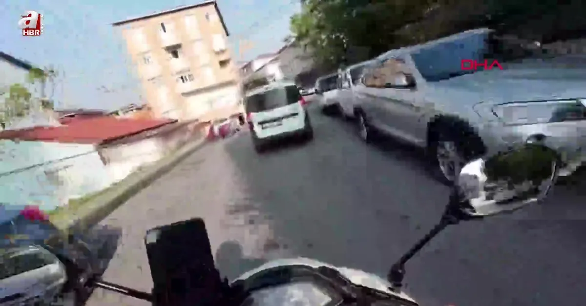 İstanbul'da motokuryeye "keserle" saldırdı