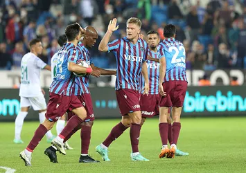 Trabzonspor'da gollere 3 oyuncu damga vurdu