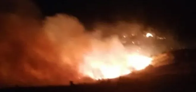 Siirt'te Kezer Çayı mevkisinde çıkan yangın kontrol altına alındı