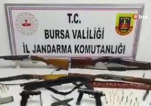 Bursa’da ruhsatsız silah operasyonu