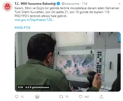 Son dakika: MSB duyurdu: Son 24 saatte 21 terörist etkisiz hale getirildi - 1