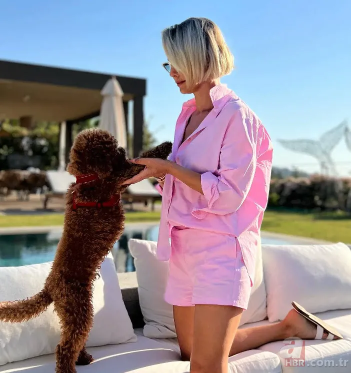 Esra Erol’un havuz başı pozu sosyal medyayı salladı! Eşi Ali Özbir kayıtsız kalamadı 5