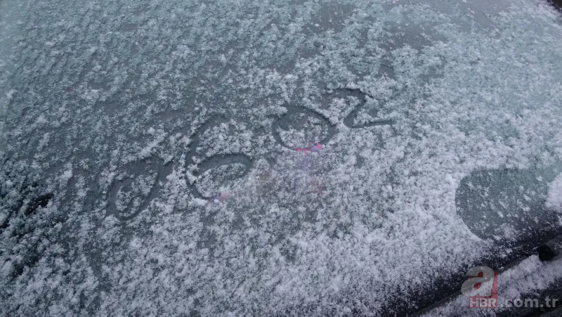 Son Dakika... İstanbul'da beklenen kar yağışı başladı! 10