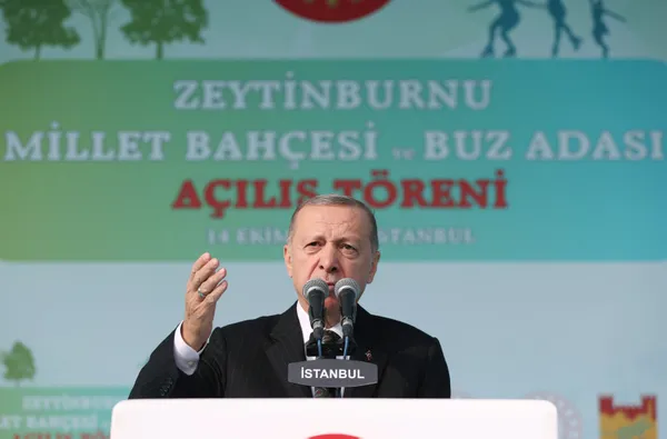 Son dakika: Başkan Erdoğan'dan Zeytinburnu Millet Bahçesi ve Buz Adası Açılış Töreni'nde önemli açıklamalar | Kılıçdaroğlu'na ABD ziyareti göndermesi - 5