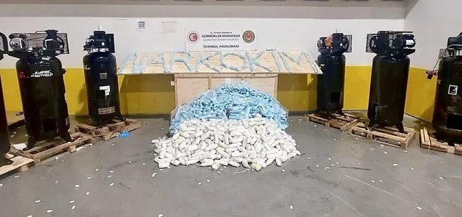 İstanbul Havalimanı’nda zehir tacirlerine darbe! Bakan Ömer Bolat duyurdu: 427 kilo metamfetamin yakalandı