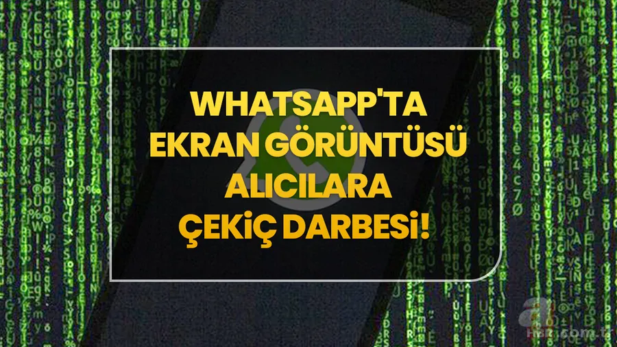 WhatsApp'ta Ekran Görüntüsü Alıcılara Çekiç Darbesi! Devrim Niteliğinde... 1