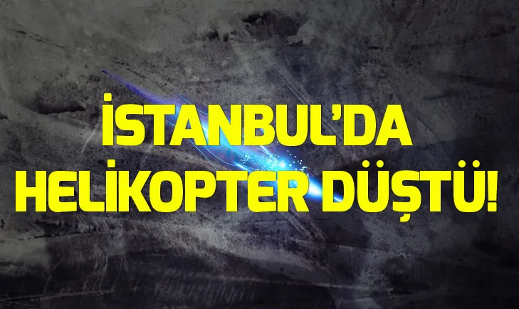 Son dakika: İstanbulda helikopter düştü! Maltepe - Bostancı açıklarında düşen helikopterde yaralılar var!